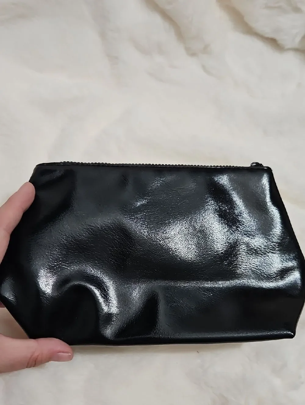 Yves Saint Laurent Beauté Black Cosmetic Makeup Bag Pouch YSL Beauty